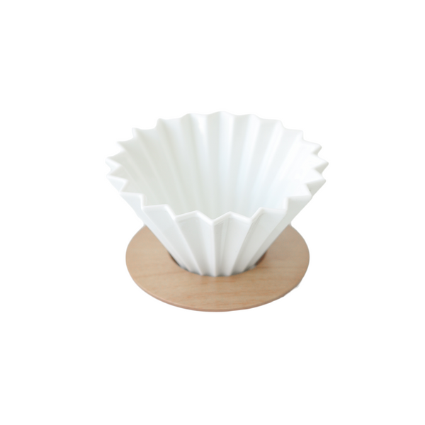 ORIGAMI Coffee Dripper (Medium) White - Urban Coffee Roaster