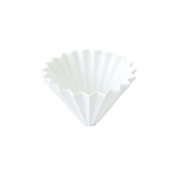 ORIGAMI Coffee Dripper (Medium) White - Urban Coffee Roaster