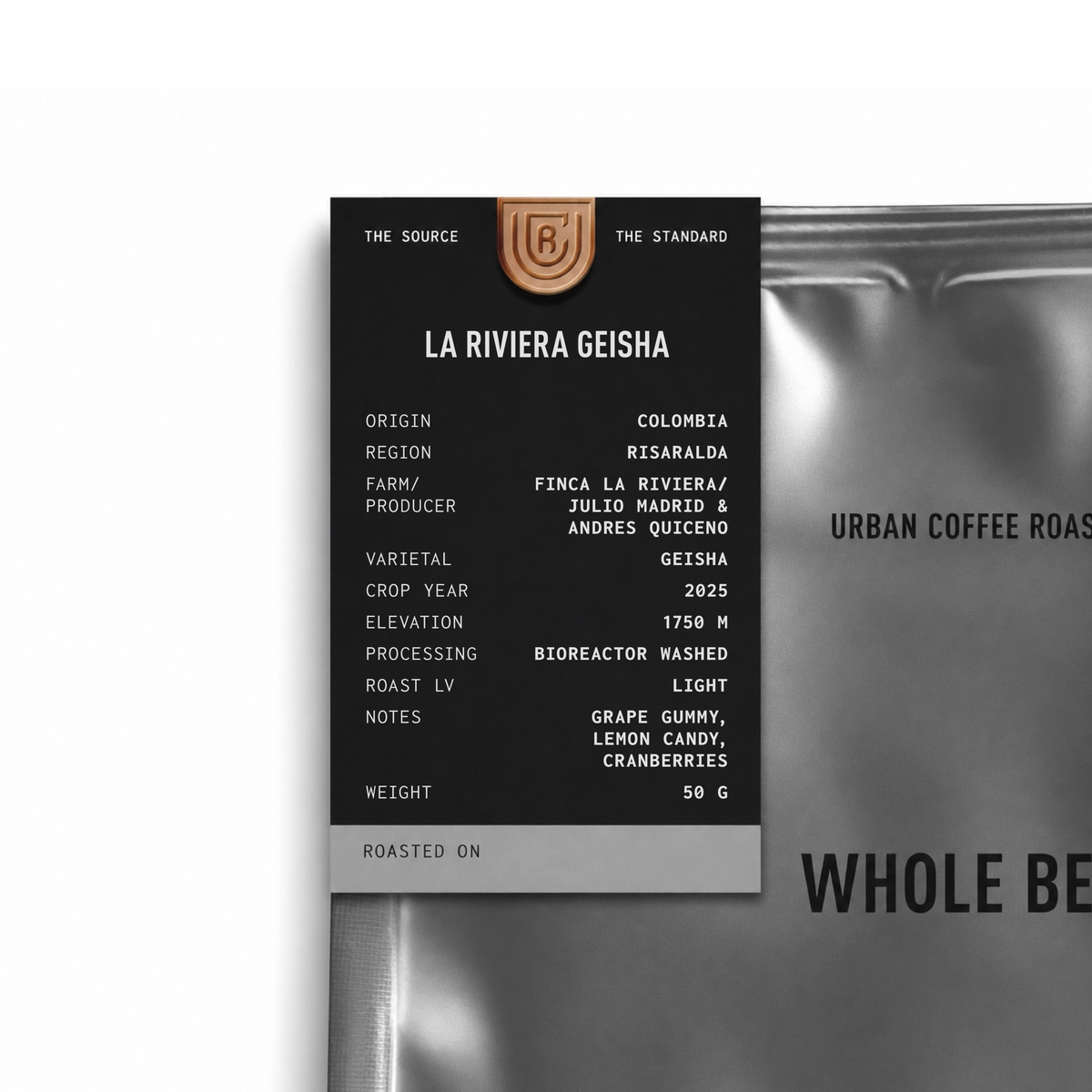 Photo of Colombia Risaralda Finca La Riviera Geisha Bioreactor Washed 50g