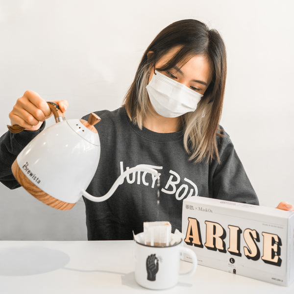 MaskOn._ x Urban Coffee Roaster Limited-edition mask - ARISE - Urban Coffee Roaster