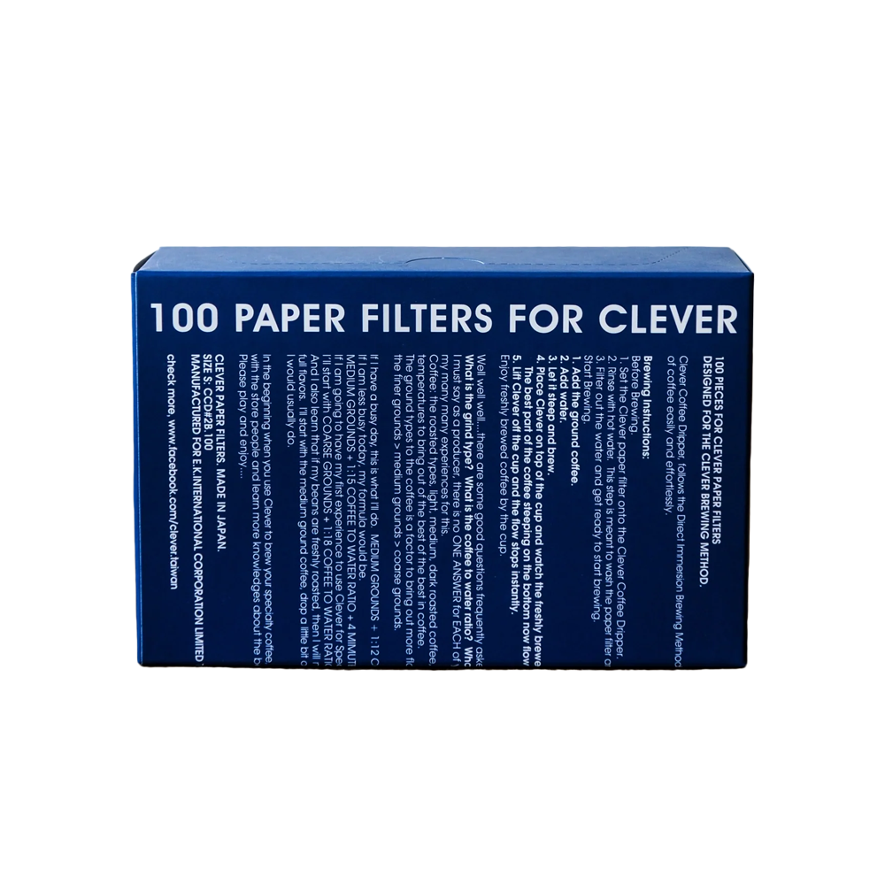 100 Paper Filters for Clever Dripper