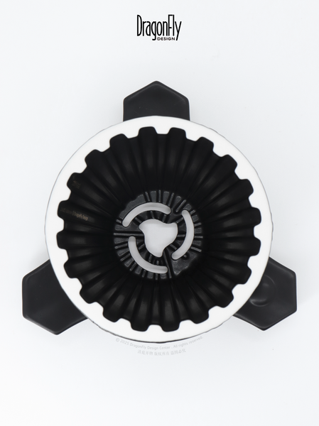 DragonFly Tri-Spin FS Flat Dripper with Stand (280ml)