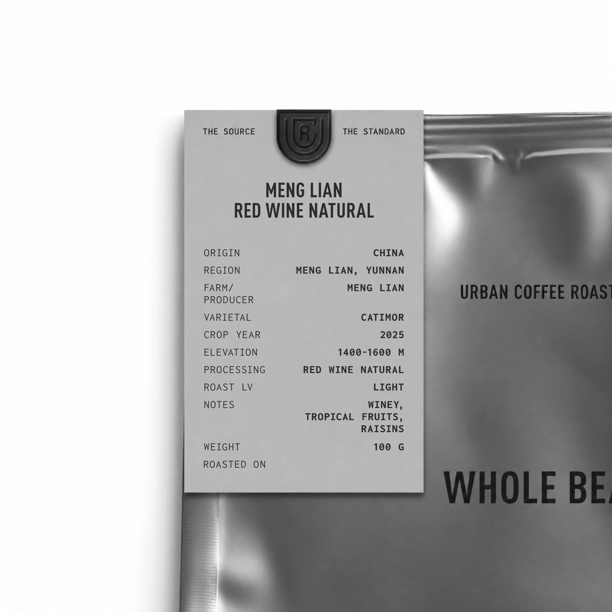 China Yunnan Puer Meng Lian Red Wine Natural 100g