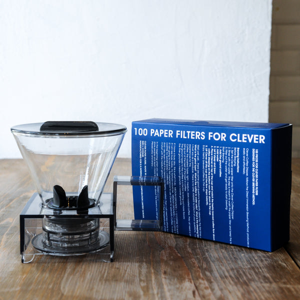 Clever Grace Coffee Dripper and Filter paper (Large) Set - Urban Coffee Roaster