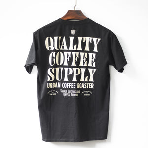 UCR Quality Coffee Supply T-SHIRT (Black) - Urban Coffee Roaster